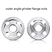 Mudder 10 Pcs 10mm Angle Grinder Flange Nuts and Angle Grinder Wrench Spanner Set Flange Replacement Parts Compatible with