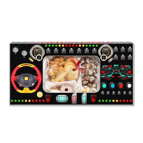 Racing Party Favors Boxes With Window, Race Car Boxes For Treat Candy Cookies Party Favors, 12 Pack Gifts Boxes For Birthday Wedding Baby Shower, Christmas Festival Gifts Packaging, 05