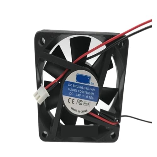 Ventilateur de refroidissement FD6015S14M DC14V 0.15A à 2 fils pour boîtier