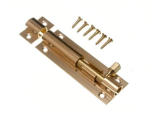 Verrou verrouiller en laiton 75mm : Sécurité renforcée pour vos portes en bois