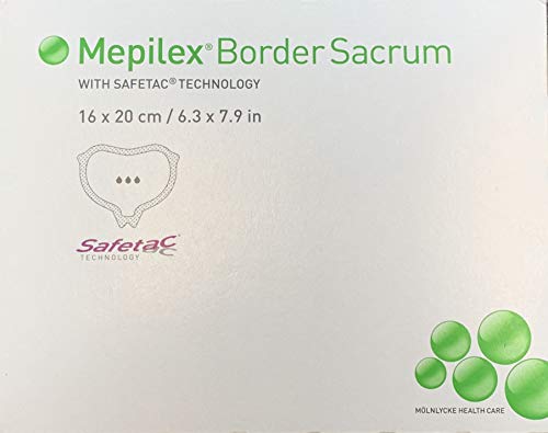Mepilex Border Sacrum 6.3 x 7.9 - Pack of 5