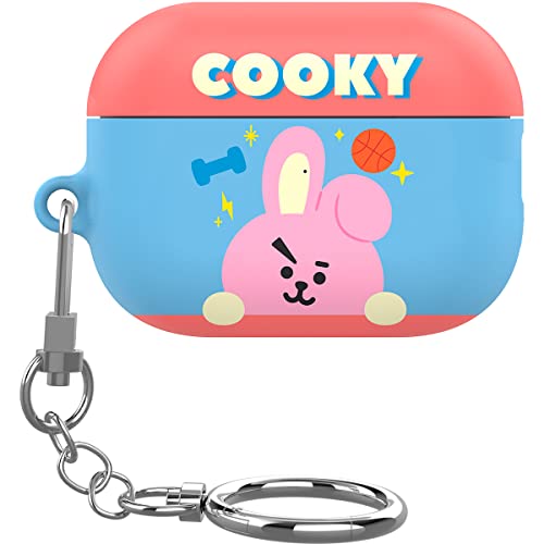 Bt21 Official Merchandise For Airpods Pro 2 Case Cover Protective Hard Case With Keychain For Airpods Pro 2Nd Generation (2022) - Cooky #TOP1
