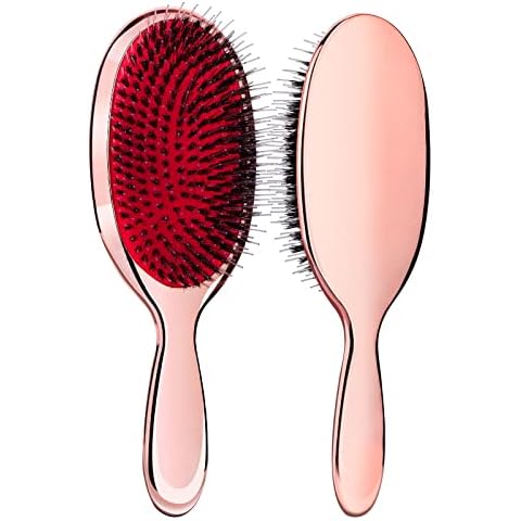 Sibba Cepillo de pelo antiestático con palas y cerdas naturales Cover