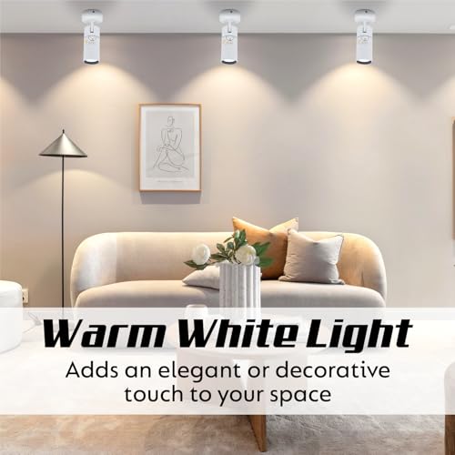 Image of Errol White spot Lights 20 watt Aluminium Focus Light | Adjustable Head Focus Light for wall | spot Lights for Home Ceiling | spot Light (Warmwhite)