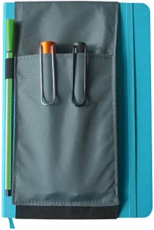 A5 Journal Notebook Squared Grid 160 pages for College Work Laboratory with Pen Pocket