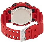 Casio-Mens-G-Shock-GA100B-4A-Red-Polyurethane-Analog-Quartz-Sport-Watch