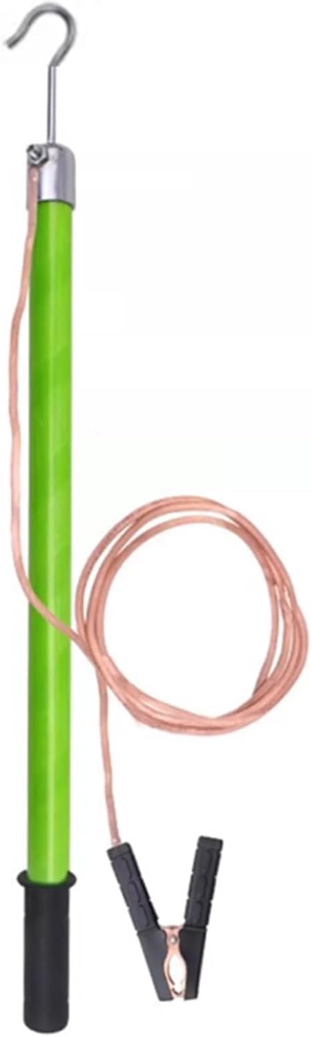 Generisch Erdungsstab Entladestab Hochspannungs-Entladestab for die Wartung elektrischer Leitungen Hochspannungs-Entladungsstab(Green,110kv - 2m/79in/6.6ft)