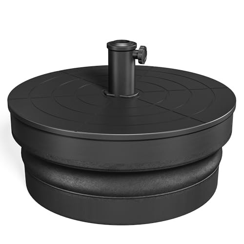 Outdoor Umbrella Base, Foldable Weighted Patio Umbrella Stands, Umbrella Base