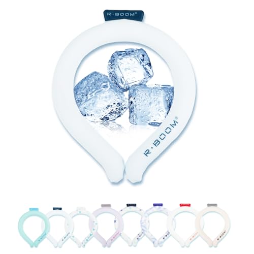 【市販最安値挑戦】2024年耐久性UP アイスネックリング クールネックリング28℃ 首掛け 首 冷却 自然凍結 冷感 ひんやり 冷却チューブ 繰り返し使用可能 熱中症 暑さ対策 男女兼用 通勤 通学工事 現場 作業 (グレー, Lサイズ(男性用))