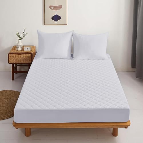 Protège-matelas super king size 180 x 200 matelassé grand bonnet 30cm - 7