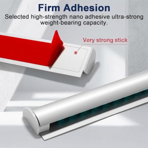 Image of 2 Pack Ticket Holders Receipt Holder for Restaurant, with Receipt Ticket Clip pins, No Drill Restaurant Order Ticket Holders for Kitchen Office Walls Refrigerator Home Pubs Bars Cafes16 Inch