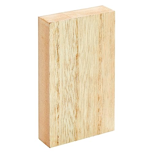 Bright Creations 4 Pack Unfinished Mdf Wooden Boards For Crafts, 1 Inch Thick Rectangle Wooden Blocks (5 X 3 In) #TOP6
