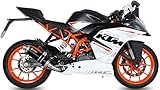 KT.015.KXB MIVV Kompletter Auspuff gp Edelstahl schwarz kompatibel mit ktm rc 390 2014 2015 2016