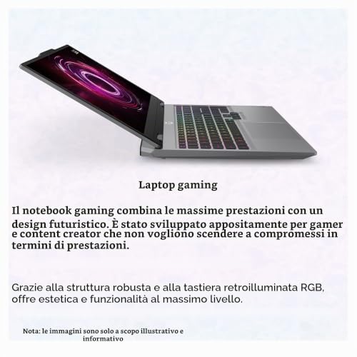 LOQ 15AHP10 Gaming Laptop AMD Ryzen 5 220,16 GB DDR5 RAM - Notebook - Immagine 8