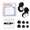 Tapones Oidos Ruido Dormir, RISVOWO Earplugs con 6 Almohadillas en S/M/L, Tapones Oidos Silicona con Reducción de Ruido, Tapones Antironquidos para Músicos, Concentración y Motos