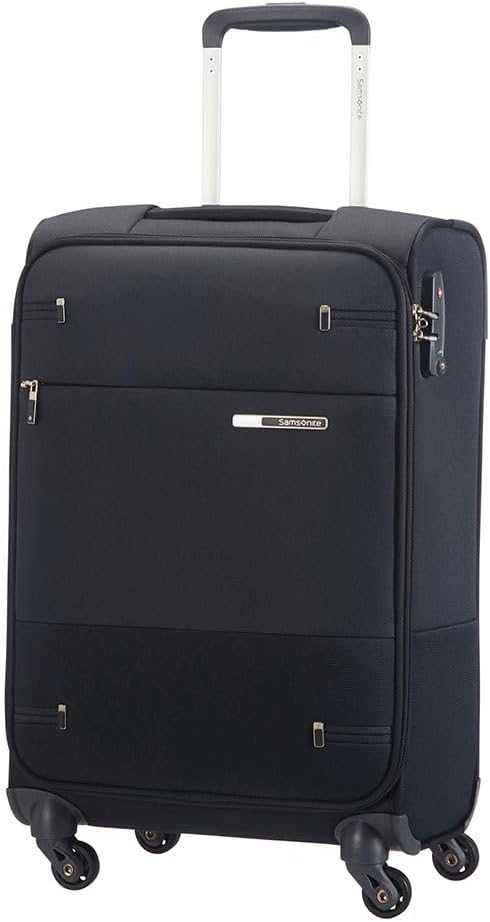 Base Boost - Spinner S (Length: 35 cm) Hand Luggage, 55 cm, 35 Litre, Black