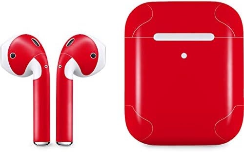 Skinit Decal Audio Skin Compatible with Apple AirPods 2 - Burgundy Design