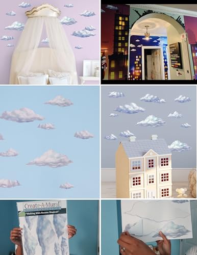 Vinilos Decorativos Nube Cielo Create-A-Mural miniatura 3