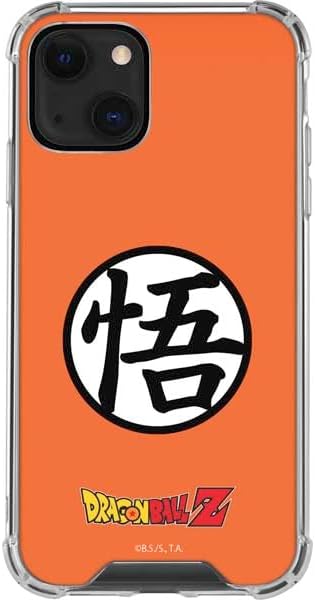 Skinit Clear Phone Case Compatible with iPhone 13 - Officially Licensed Dragon Ball Z Goku Iconic Kanji Symbol Design