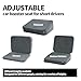 HOMBYS Adjustable Car Booster Seat for Short Drivers, 3 Heights for Different People, Adult Car Seat Cushions for Driving, Supportive Car Seat Pad for Lower Back Pain Reduce, (17
