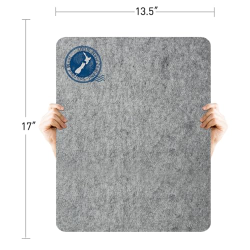 Zomoneti WOOL MAT-002 Mohom 17 Inch X 13.5 Inch Wool Pressing Mat 100% New Zealand Felted Wool Ironing Mat Pad Blanket For Quilter thumb #1