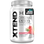 XTEND Original BCAA Powder Watermelon Explosion 90 Servings | 7g BCAAs Per Serving | Sugar Free Branched Chain Amino Acids and Electrolytes Powder for Post Workout Muscle Recovery and Hydration