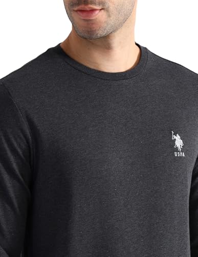 Image of U.S. Polo ASSN. Mens OEE05 Pure Cotton Oversized Lounge T-Shirt