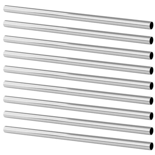 Image of 5 /16 inch OD 304 Stainless Steel Tube, Thickened Pipe Wall & Weldable Tubing, Round Metal Pipe Industrial Straight Tube 12 inch Length (8 Pcs)
