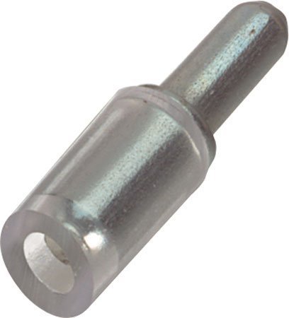 HARDWARE FOR YOU LTD Pack of 20 Glass Shelf Support Plug for A 3MM Hole Book CASE Shelf Support PINS PEG Stud Steel