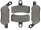 Front and Rear Brake Pads for Harley Davidson FLSTF Fatboy, FLSTN Softail Deluxe, FLSTC Heritage...