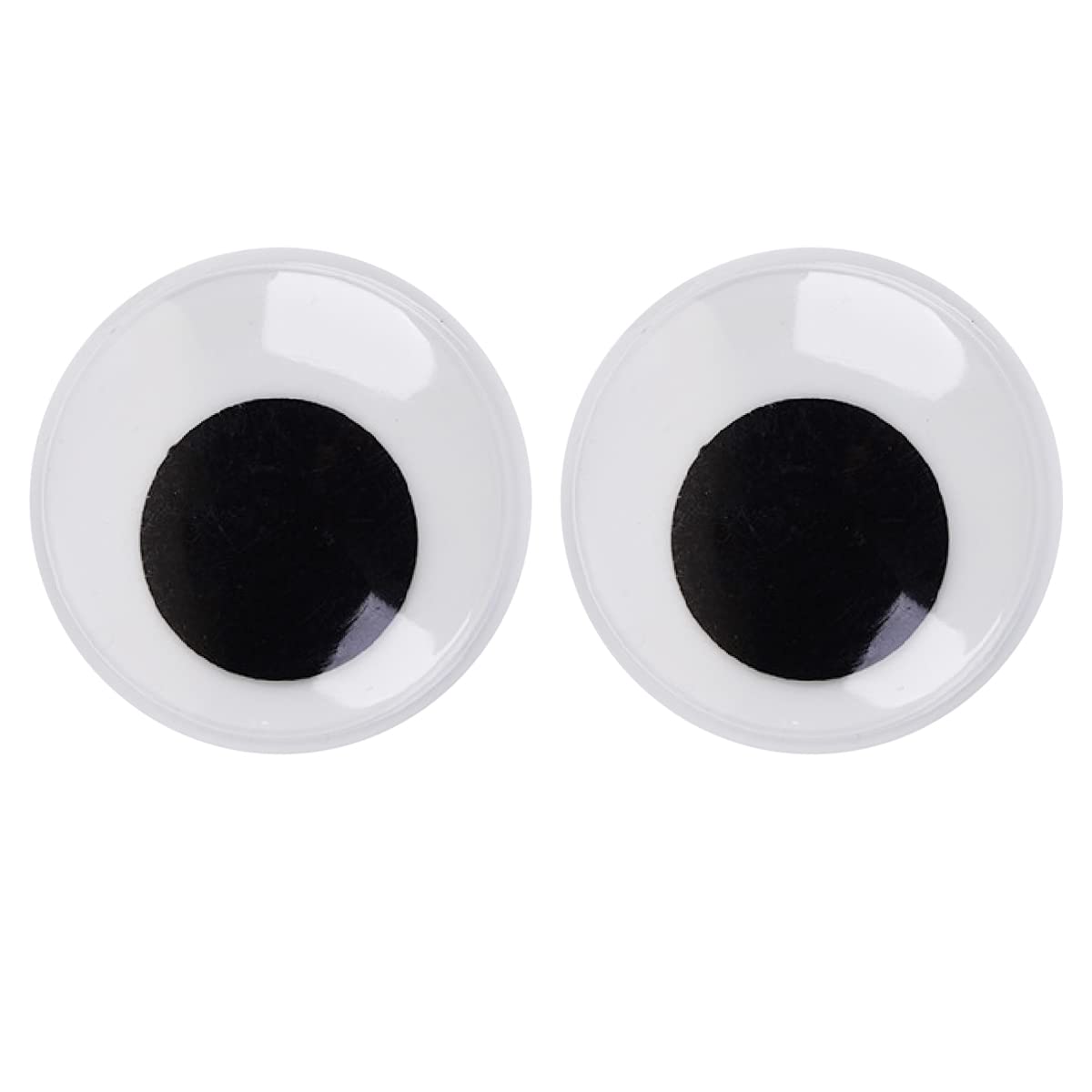 2 Pcs Giant Googly Eyes, 18cm Large Plastic Wiggle Eyes with Self-Adhesive Backing for Crafts and Decorations (80mm)
