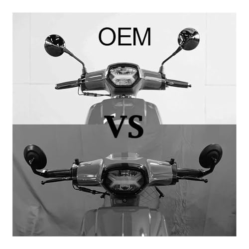 Rétroviseurs universels de guidon 95MM réglables pour moto et vélo tout-terrain