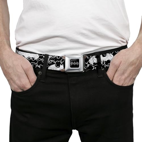 Buckle-Down Sicherheitsgurt Batman Kids - mehrfarbig - 4 cm Breit-61/97 cm Länge
