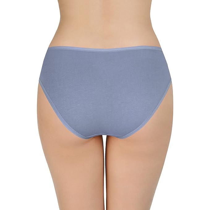 Image of LOURYN KOULYN Solid Low Rise Cotton Bikini Panty Pack(Pack of 3)