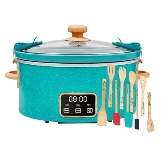 Pioneer Woman 6 Qt Digital Slow Cooker Set