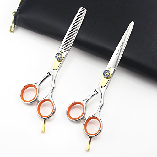 Yasaka Hair Scissors-Shears SM55 Cobalt Size 5.5 INCHES Adjustable Screw