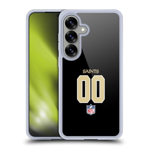 Coque antichoc Samsung S25 NFL New Orleans Saints pour éviter les rayures et chutes
