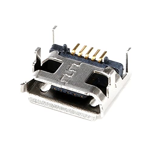100PCS Micro USB Pitch 7.2mm 5 Pin Socket MINIUSB Female SMD DIP Connector