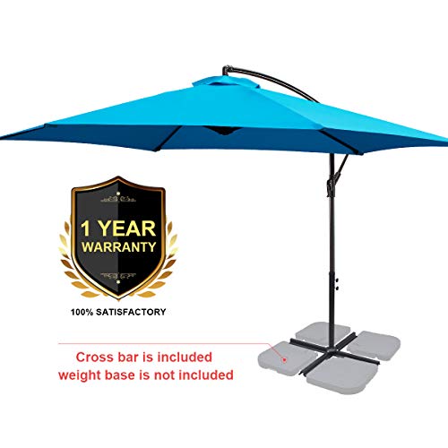 Fruiteam Offset Patio Umbrella 10ft Can Buy Online In El Salvador At Desertcart