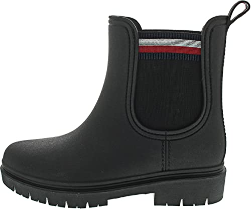 Tommy Hilfiger Rain Boot Ankle Elastic Gummistiefel Schwarz (40)