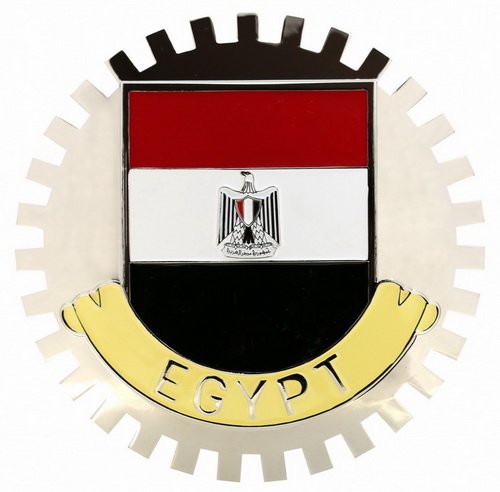 FLAG OF EGYPT-CAR GRILLE EMBLEM BADGES