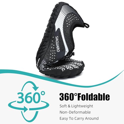 Image of SAGUARO Womens Mens Barefoot Shoes Minimalist Trail Runner Wide Toe Box Zero Drop Outdoor Cross Training Shoe