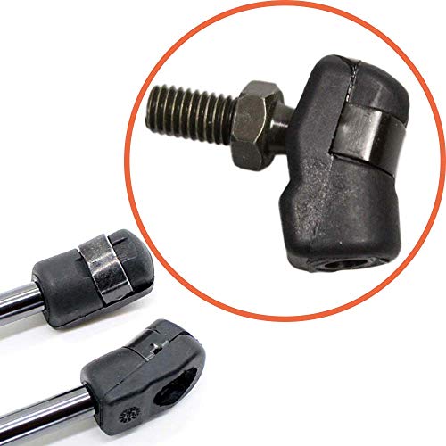 JINGLINGKJ 10MM Ball Socket Nylon End M8 Screw Bolt M6 Bent Female Thread Detachable Lift Support Joint Connector End Fitting Bearing Joint 4pcs (4 Pcs M6 Thread) - Image 4