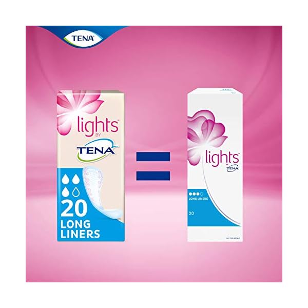Tena Lights by Long, Monats-Paket (6 Packungen je 20 Einlagen), 120 Einlagen – Bild 5