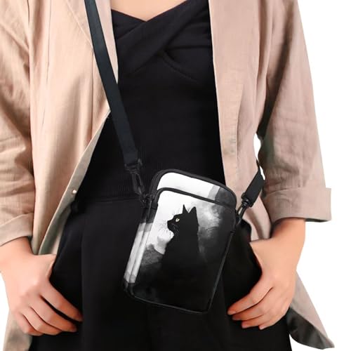 Mens Small Crossbody Bag Zipper Sling Bag Satchel Bag Purse4