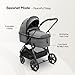 Mompush Wiz 2 in 1 Baby Stroller with Bassinet Mode, Convertible Infant Stroller for Newborn and Toddler with Reversible Seat and Large UPF 50+ Canopy