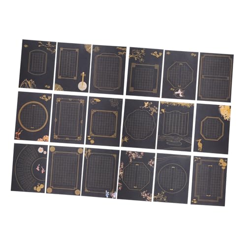 Papel Xuan Negro para Escribir y Dibujar con excelente absorción de tinta en formato de 100 hojas