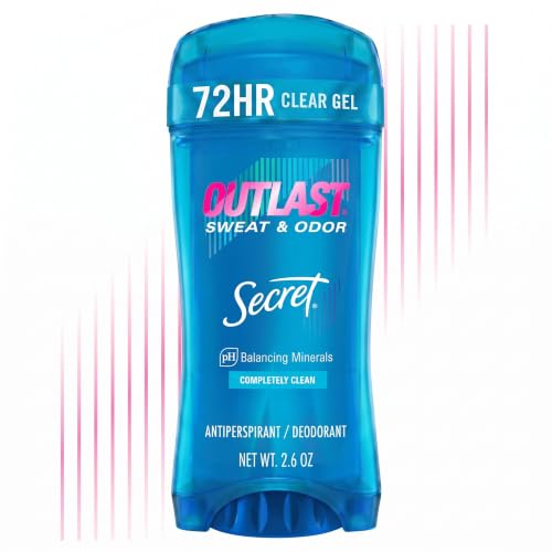 Image of Secret Outlast Completely Clean Scent Women's Invisible Solid Antiperspirant & Deodorant 2.6 Oz
