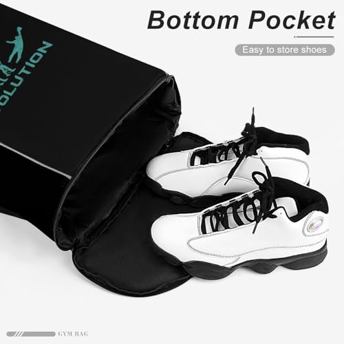 Goalkeeper Soccer Drawstring Backpack String Bag Sports Gym Sackpack with Side Pocket Shoes Compartment4