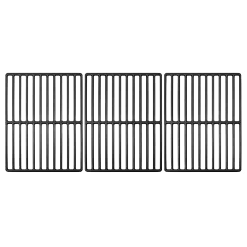 TAINO Grillrost BRANDO 6+1 Gusseisen Rost Set 3-tlg. 77x34 cm Gussrost Gasgrill Zubehör